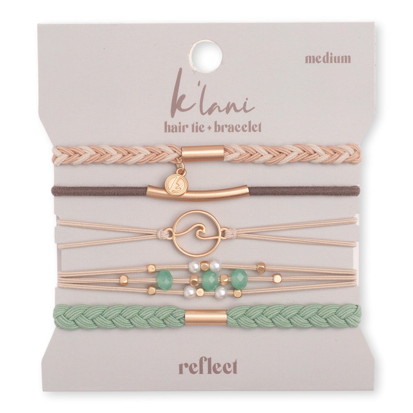 K'Lani Hair Tie Bracelet - Reflect