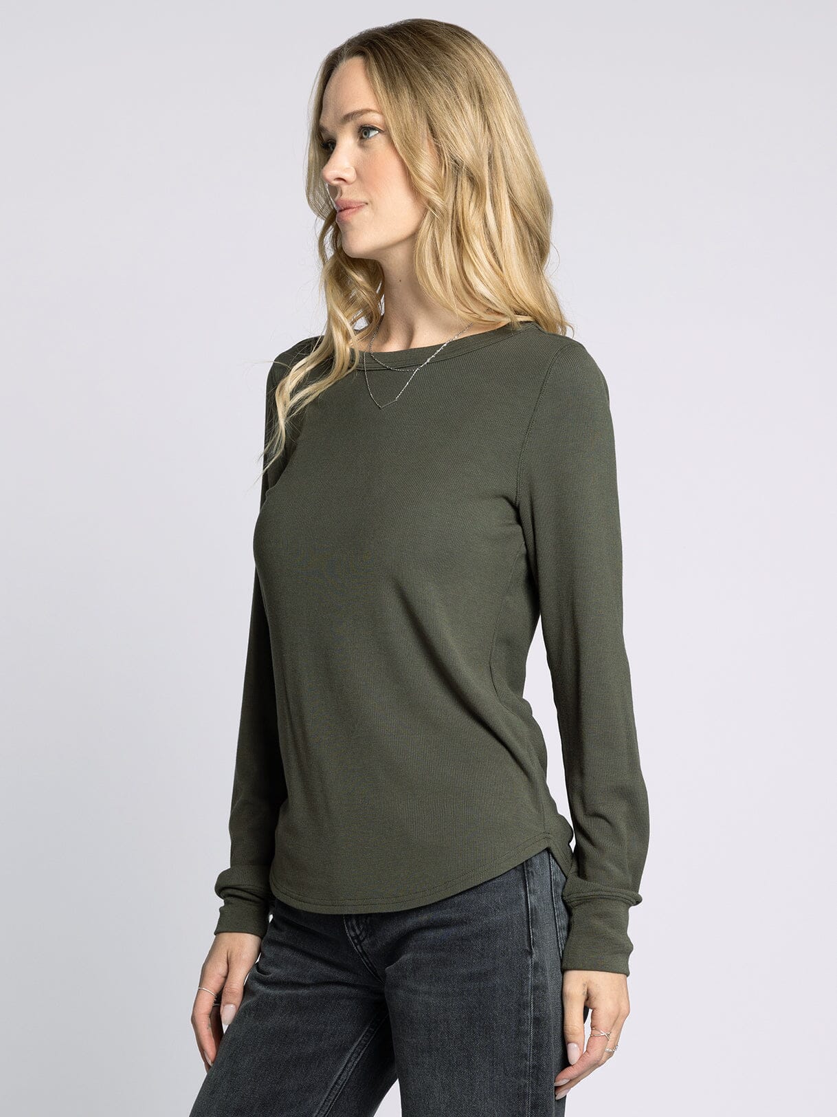 Thread & Supply Stacy Long Sleeve - Eucalyptus (S-XL)
