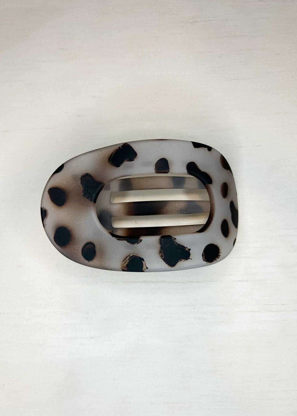 Claw Clip - Grey/Black Tortoise