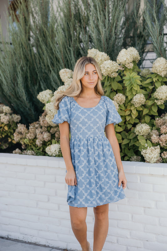 Selma Dress - Stonewashed Blue (S-XL)