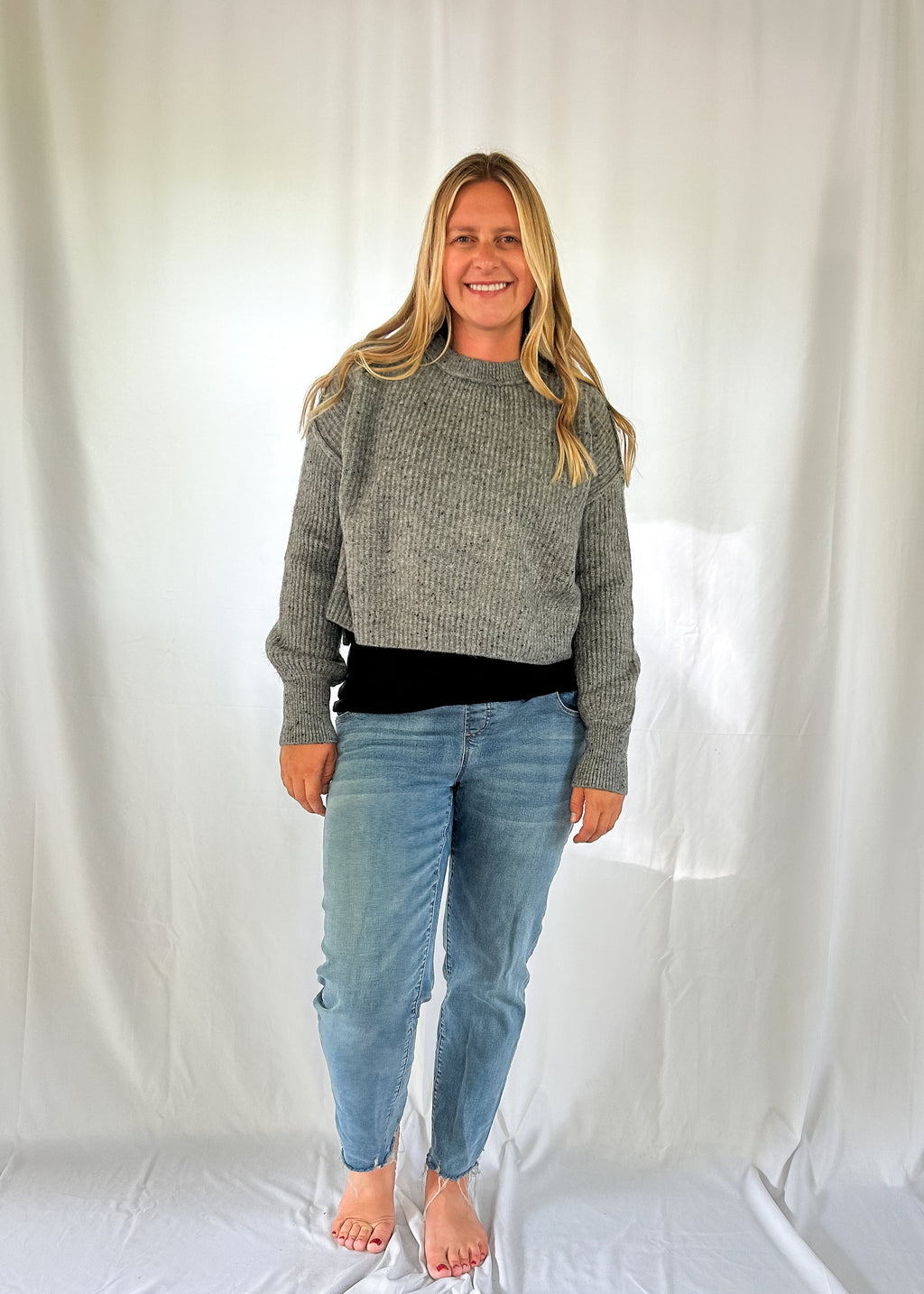 RD Style Sumire Crew Neck- Grey (XS-L)