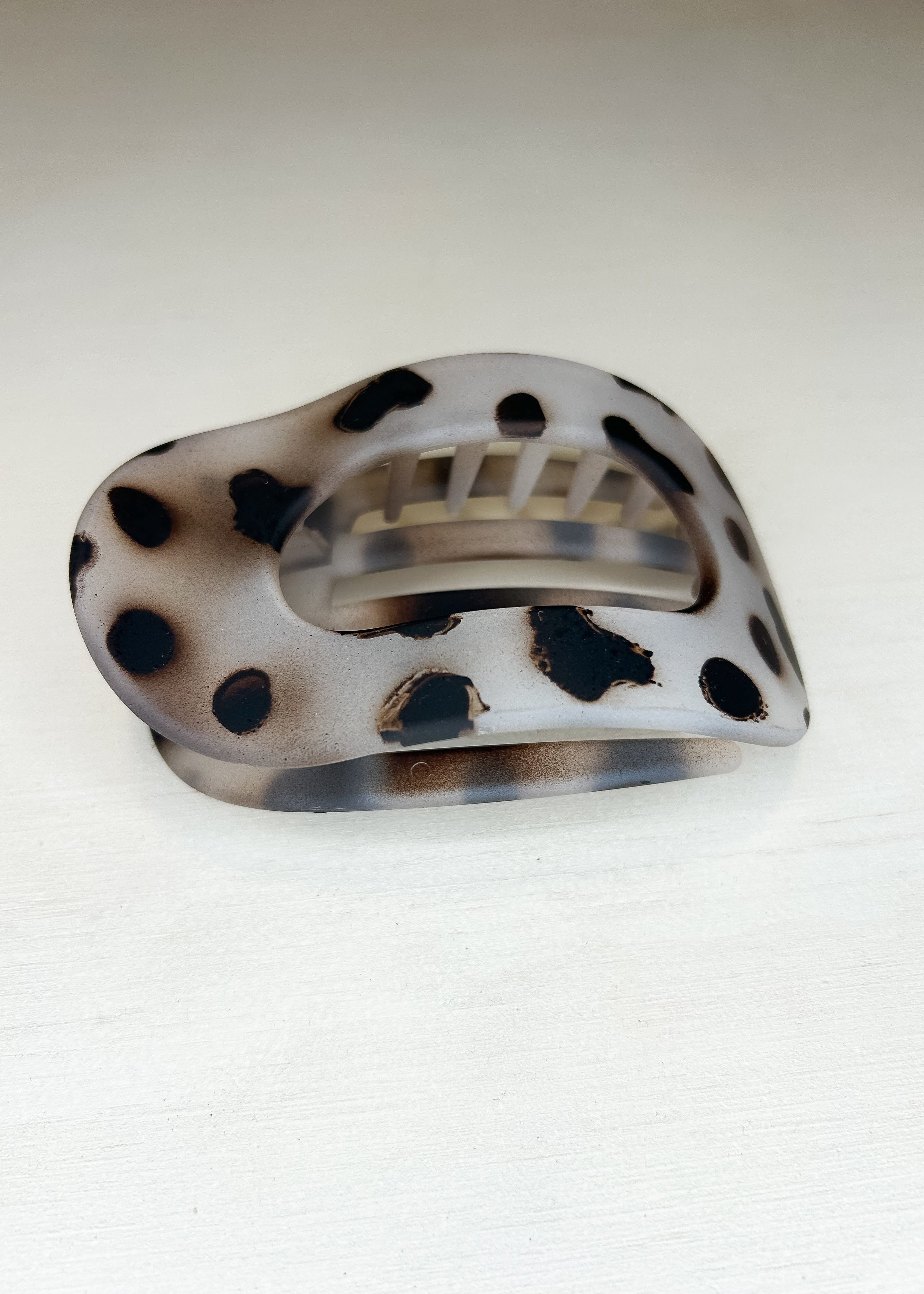 Claw Clip - Grey/Black Tortoise