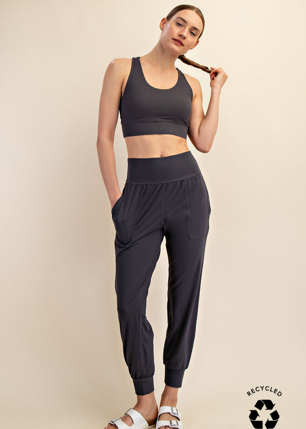 Butter Yoga Jogger - Charcoal - S-L