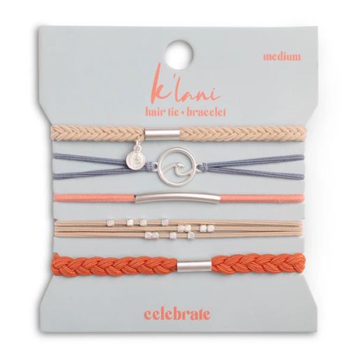 K'Lani Hair Tie Bracelet - Celebrate