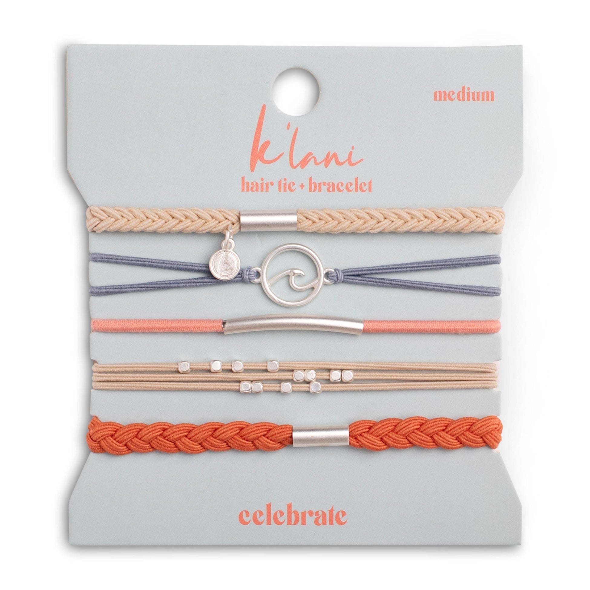 K'Lani Hair Tie Bracelet - Celebrate