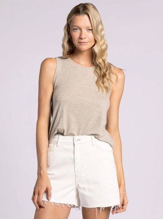 Thread & Supply Euclid Tank - Camel Heather (S-L)