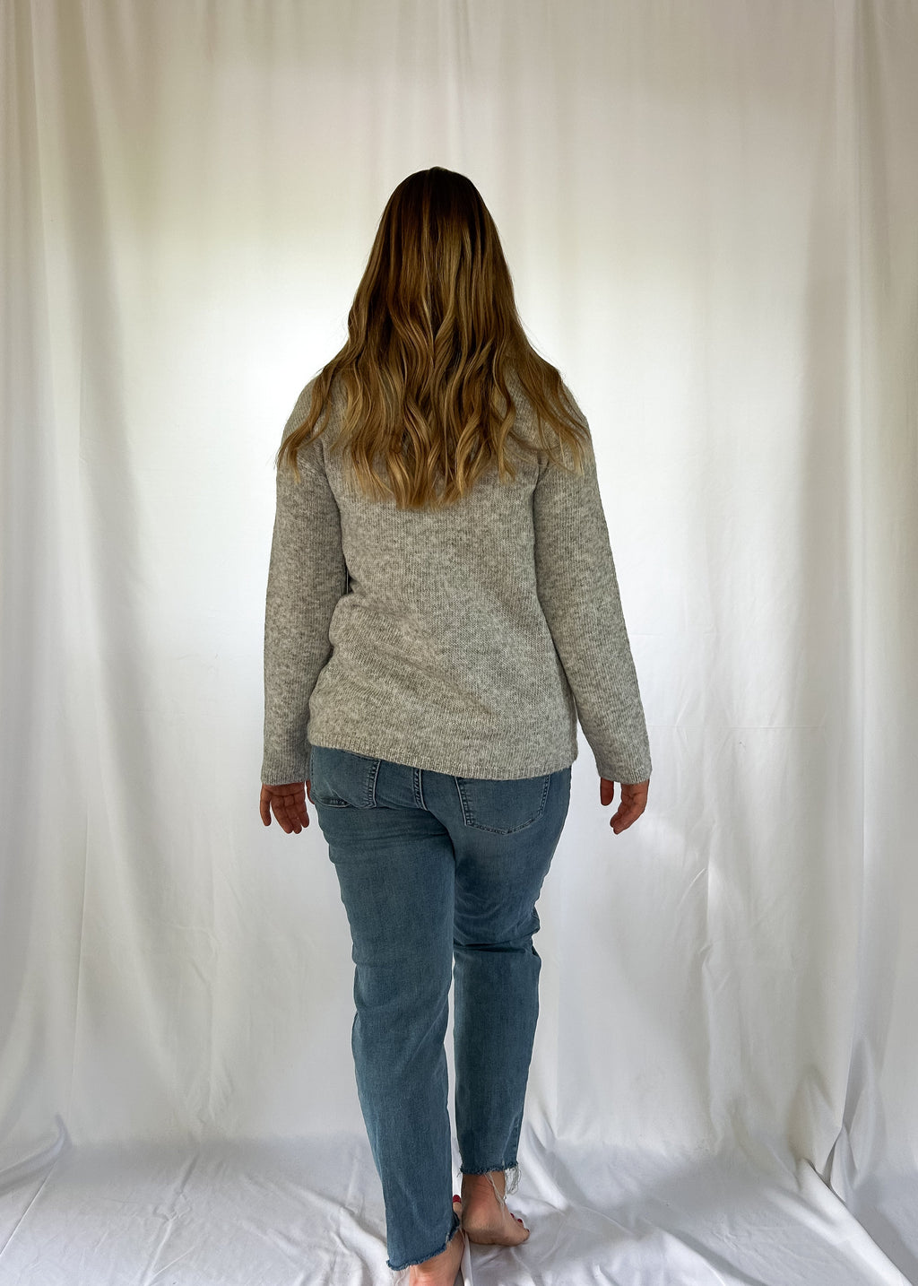 RD Style Calla Long Sleeve Cardigan - Grey (XS-L)