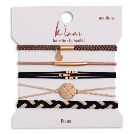 K'Lani Hair Tie Bracelet - Focus