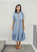 Leo Dress- Breezy Blue (S-XL)