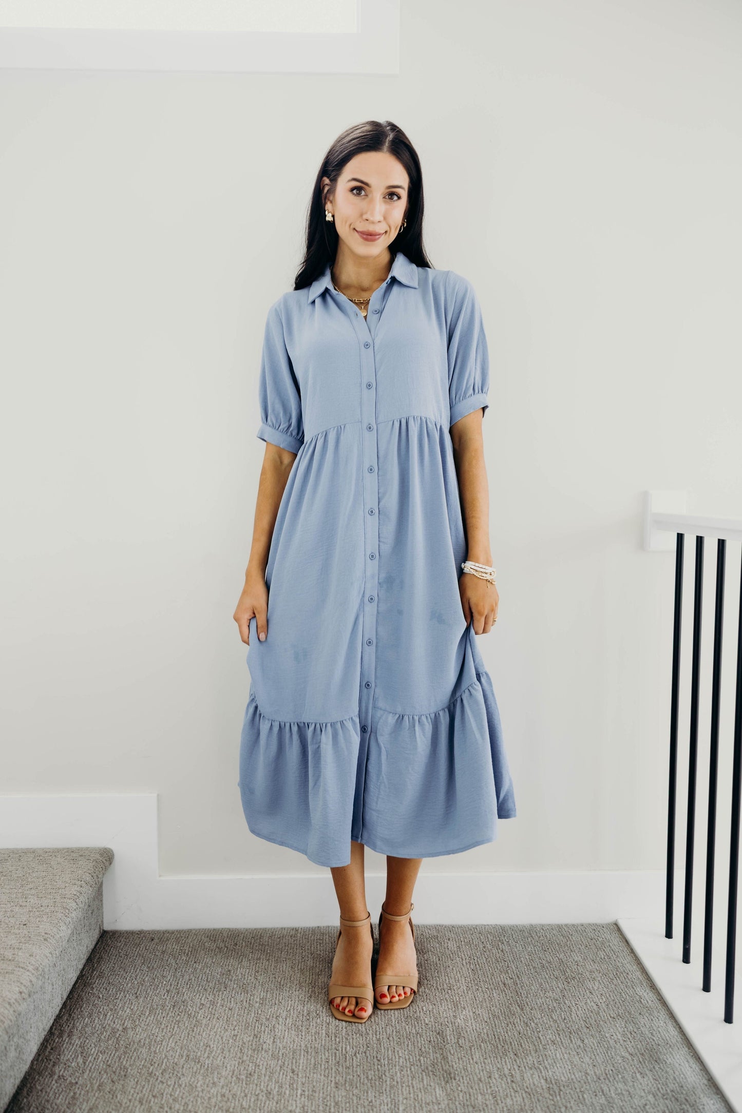 Leo Dress- Breezy Blue (S-XL)