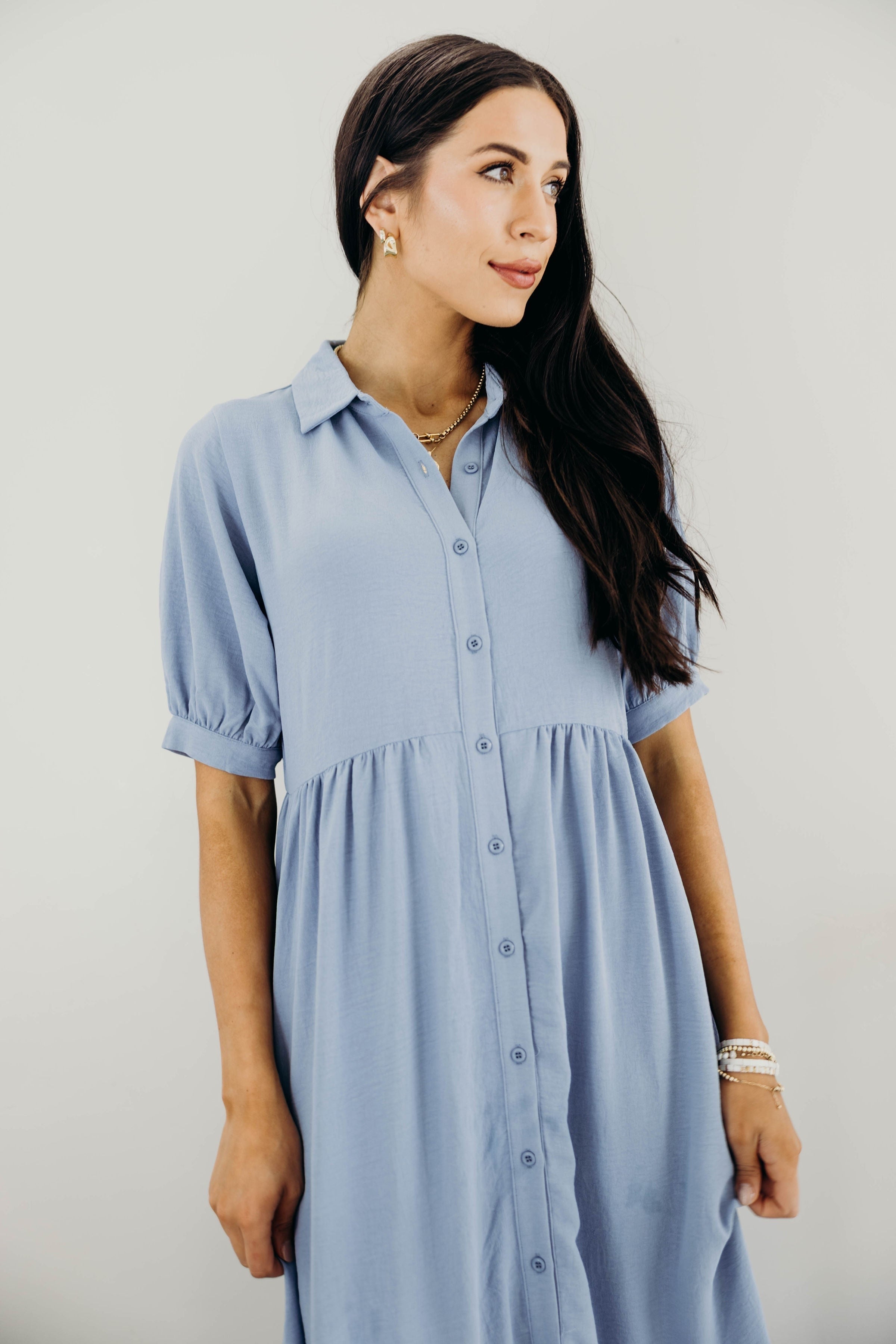 Leo Dress- Breezy Blue (S-XL)