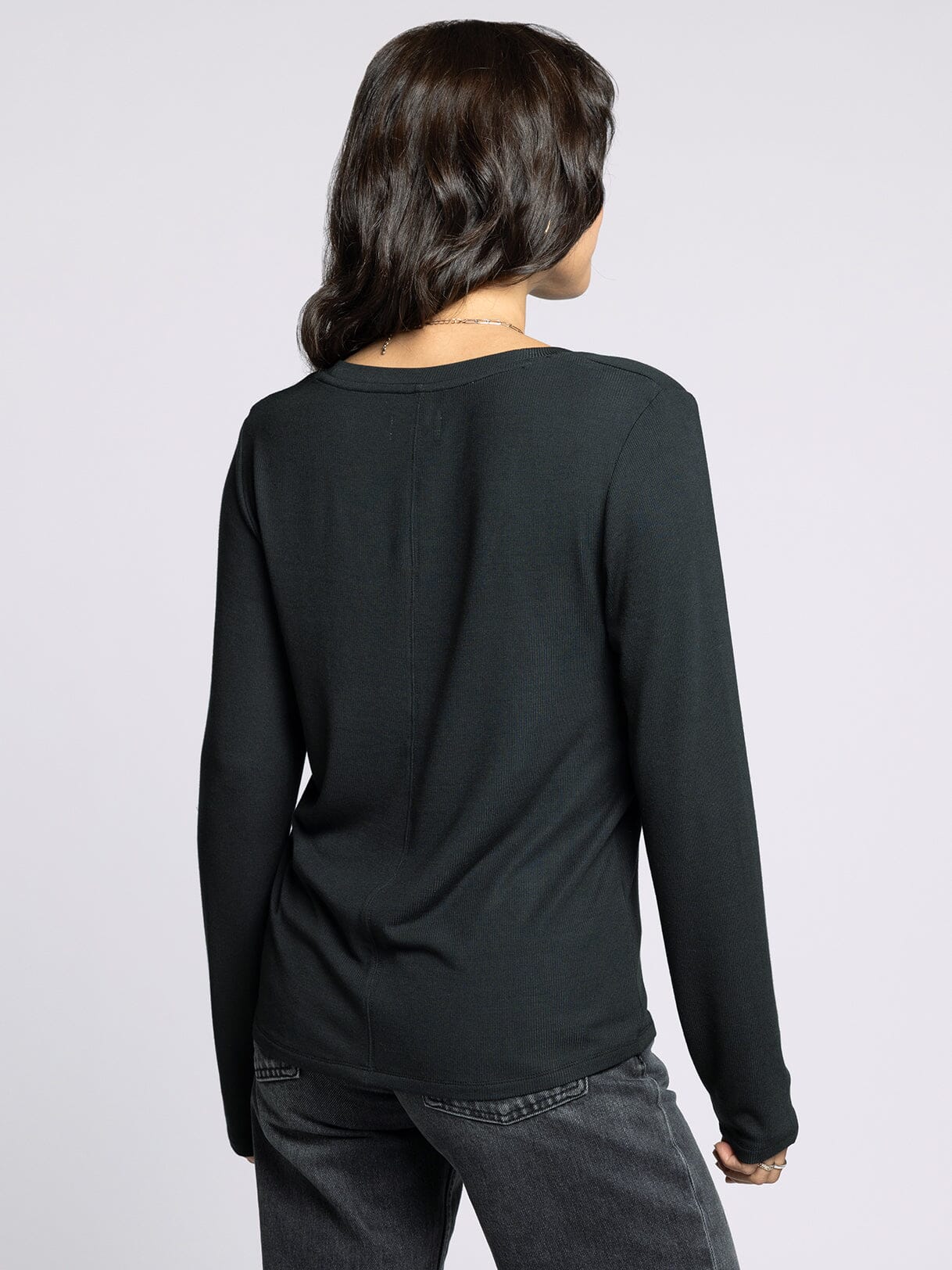 Thread & Supply Lauren Long Sleeve - Black (S-XL)