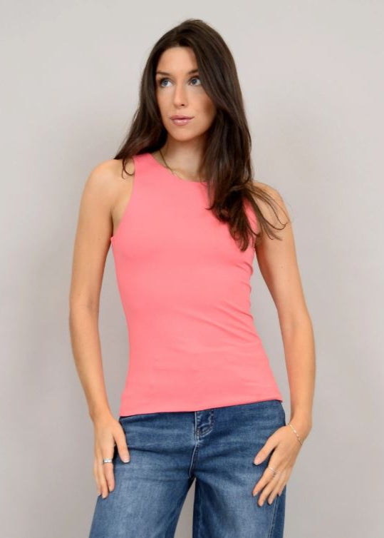 Maria Tank Top - Fresh Coral XS-L