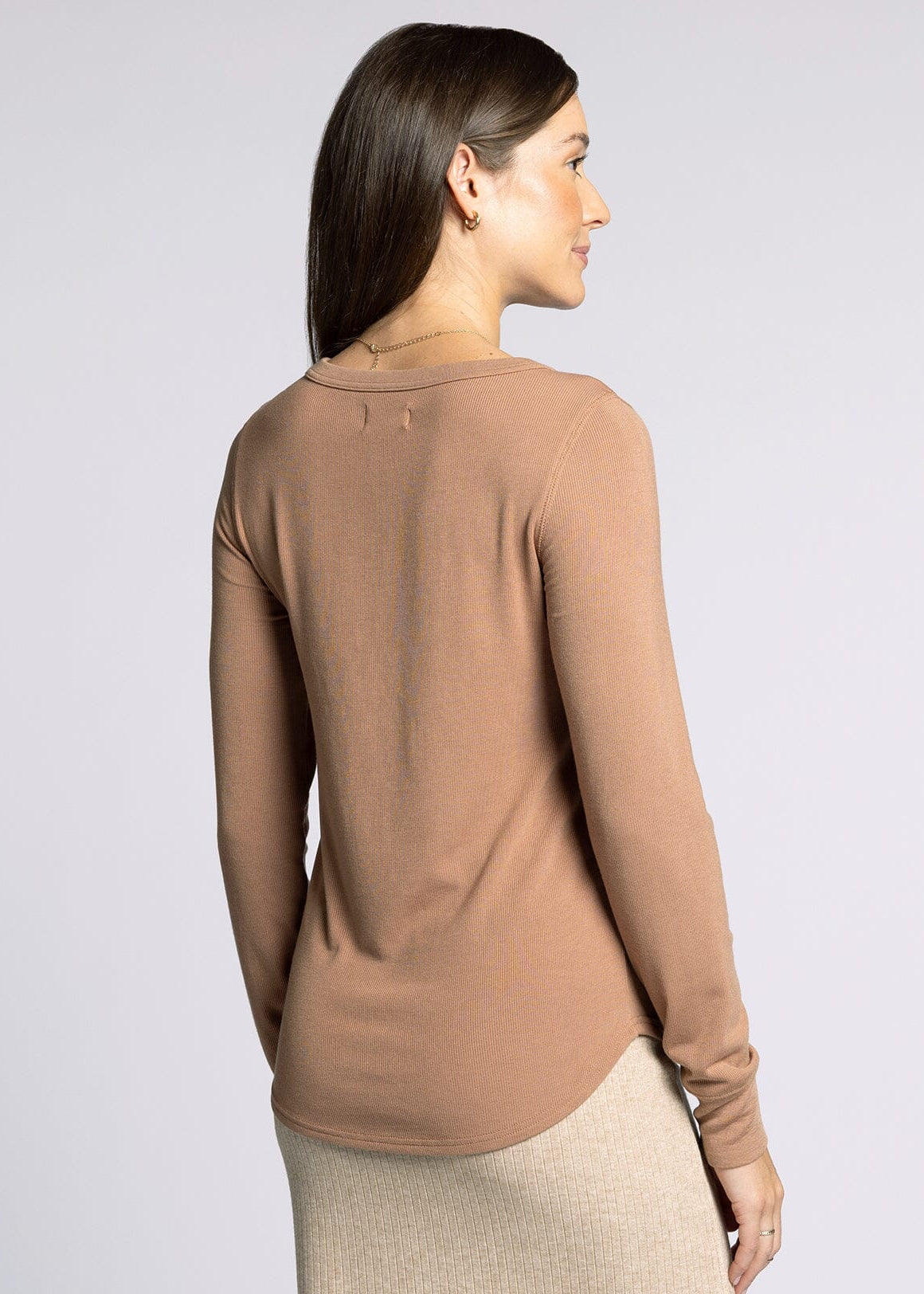 Thread & Supply Stacy Long Sleeve - Light Umber (S-XL)