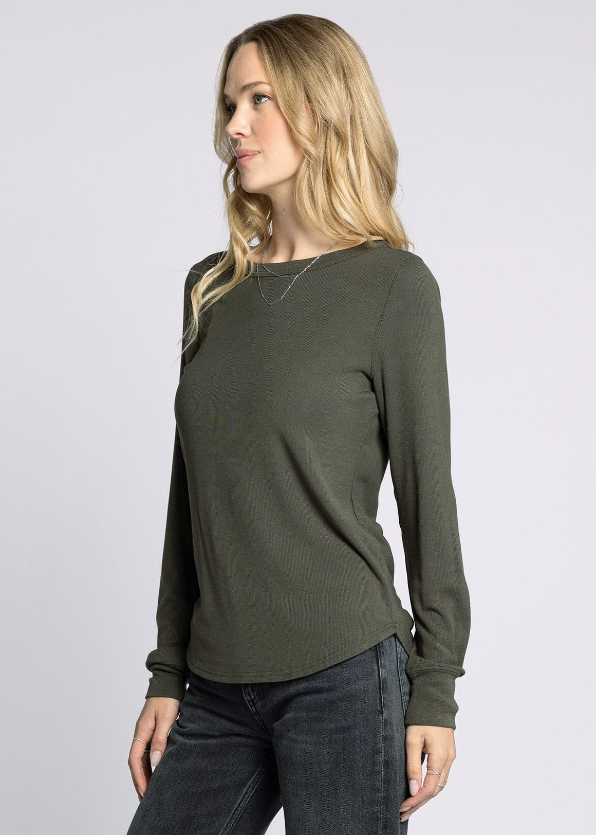 Thread & Supply Stacy Long Sleeve - Eucalyptus (S-XL)