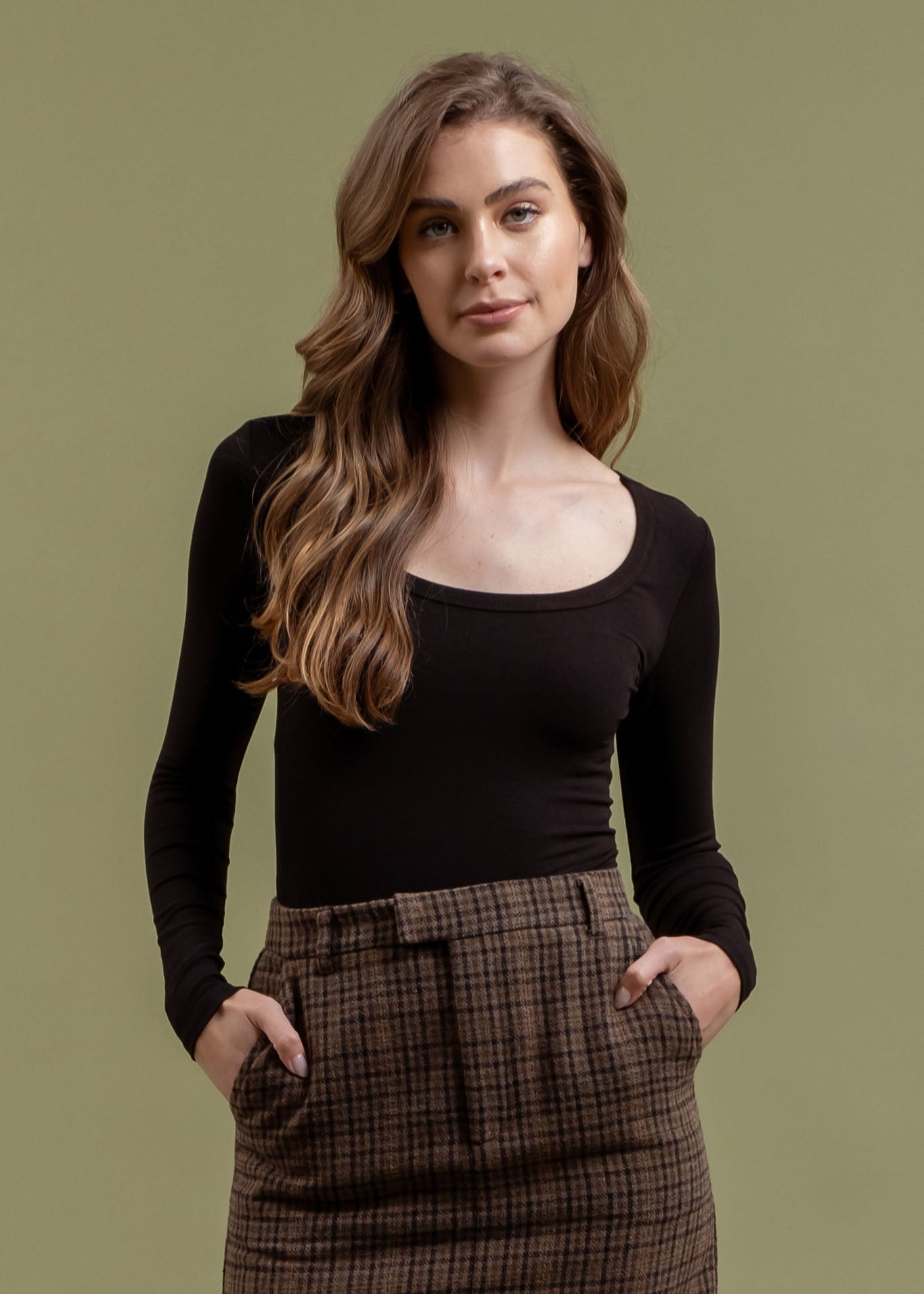 Black Fitted Longsleeve